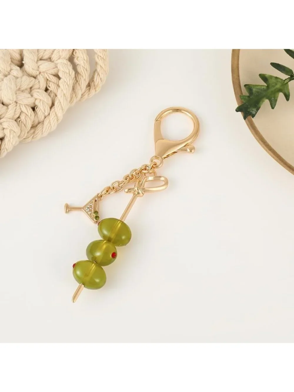 Chic Keychains for Women | Golf, Olive, Bald Eagle & Espresso Martini Purse - Picture 6 of 7